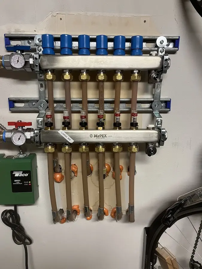 Plumber performing Gas Leak Detection at a residential property in Auburn